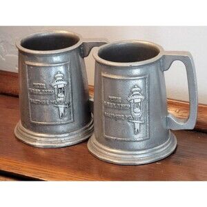 Royal Wilton Armetale Pewter Mugs Gaslamp Private Key Club Baltimore Maryland